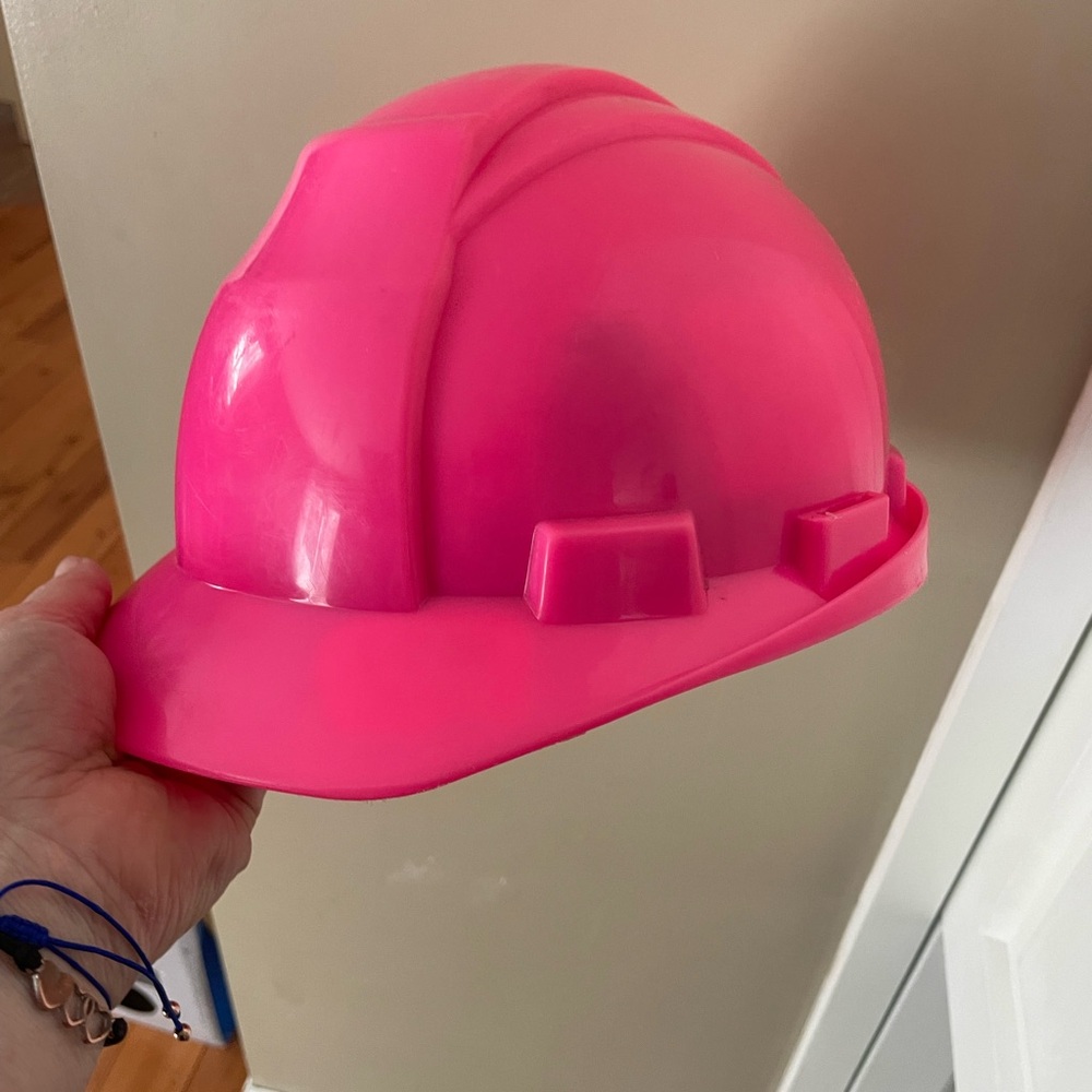 Bright Hot Pink Safety Hard Hat